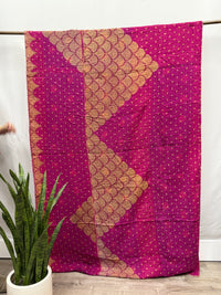 Twin Vintage Cotton Kantha Quilt