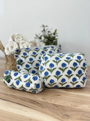 Sophia Block Print Toiletry Set