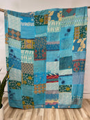 Patchwork Cotton Kantha Quilt King