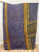 Patchwork Cotton Kantha Quilt King