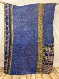 Patchwork Cotton Kantha Quilt King