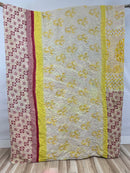 Patchwork Cotton Kantha Quilt King