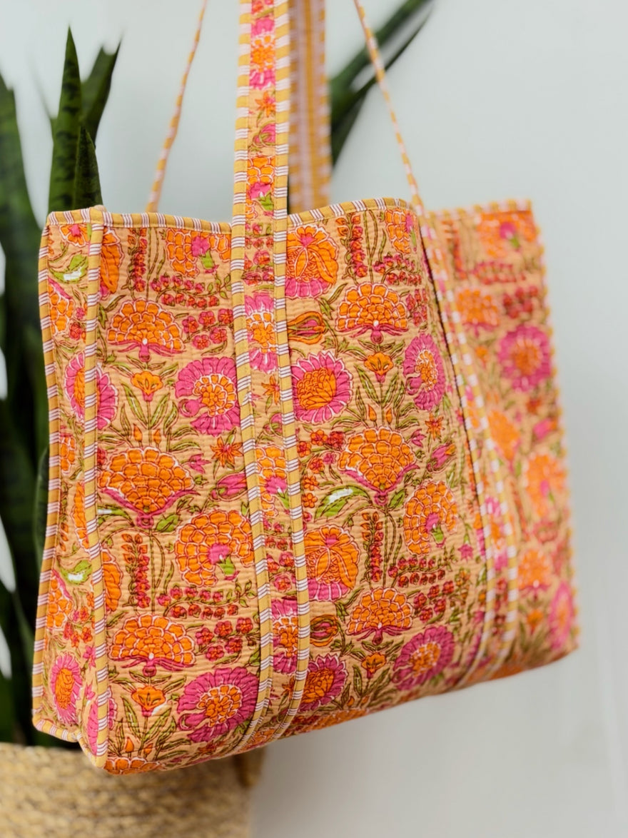 Audrey Quilted Tote