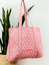 Claire Quilted Tote