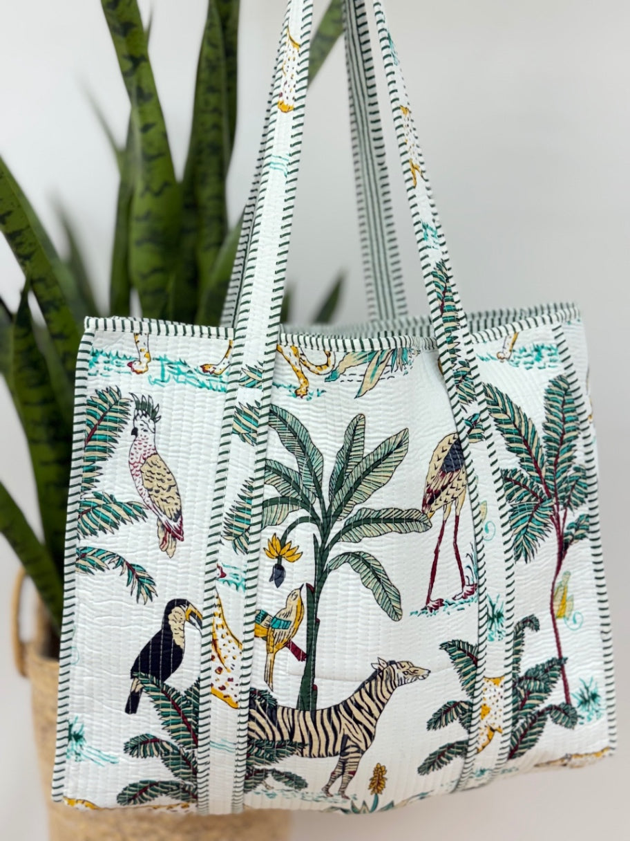 Ava Quilted Tote