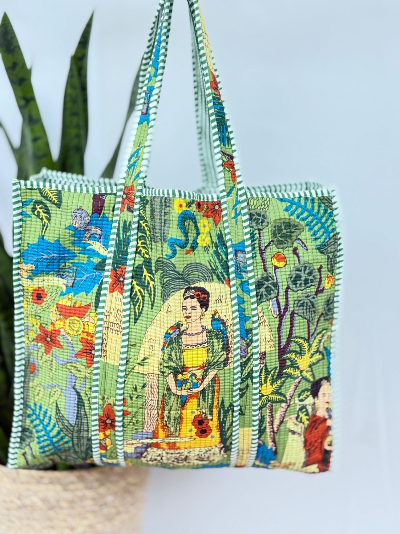 Frida Quilted Tote