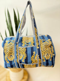 Quilted Weekender / Duffel Bag (Tiana)