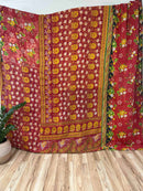 King Vintage Cotton Kantha Quilt