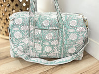 Quilted Weekender / Duffel Bag (Mable)