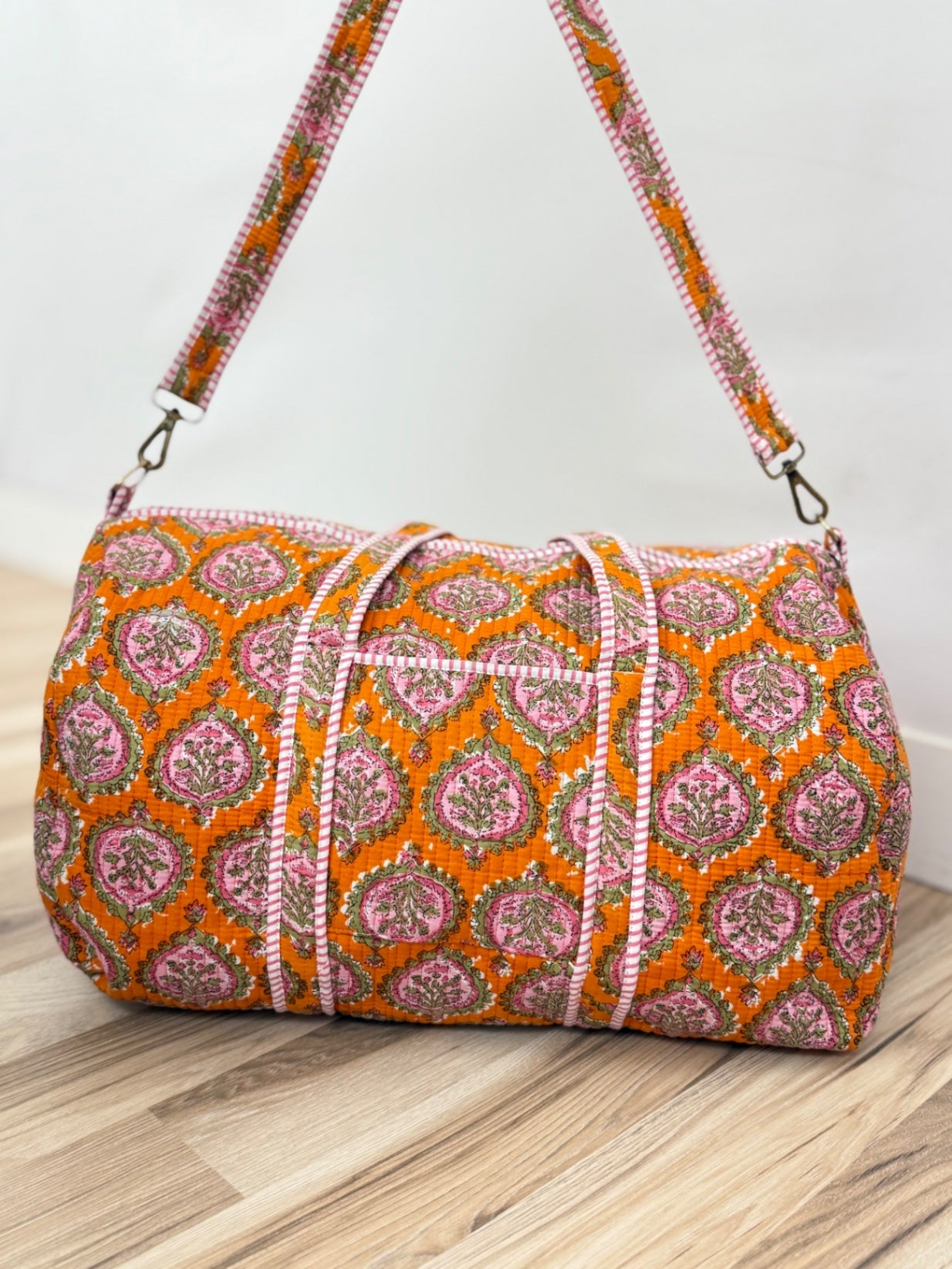 Quilted Weekender / Duffel Bag (Katrina)