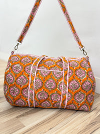 Quilted Weekender / Duffel Bag (Katrina)