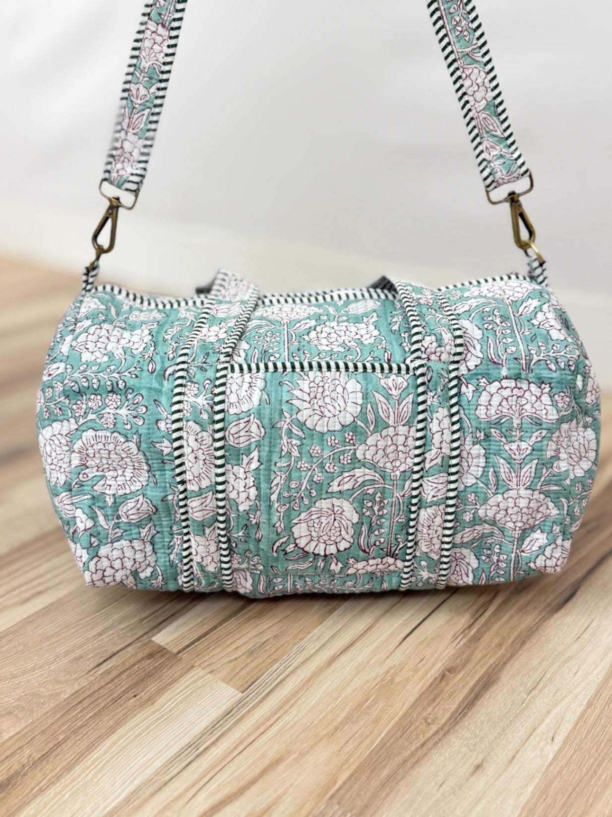 Quilted Weekender / Duffel Bag (Mable)