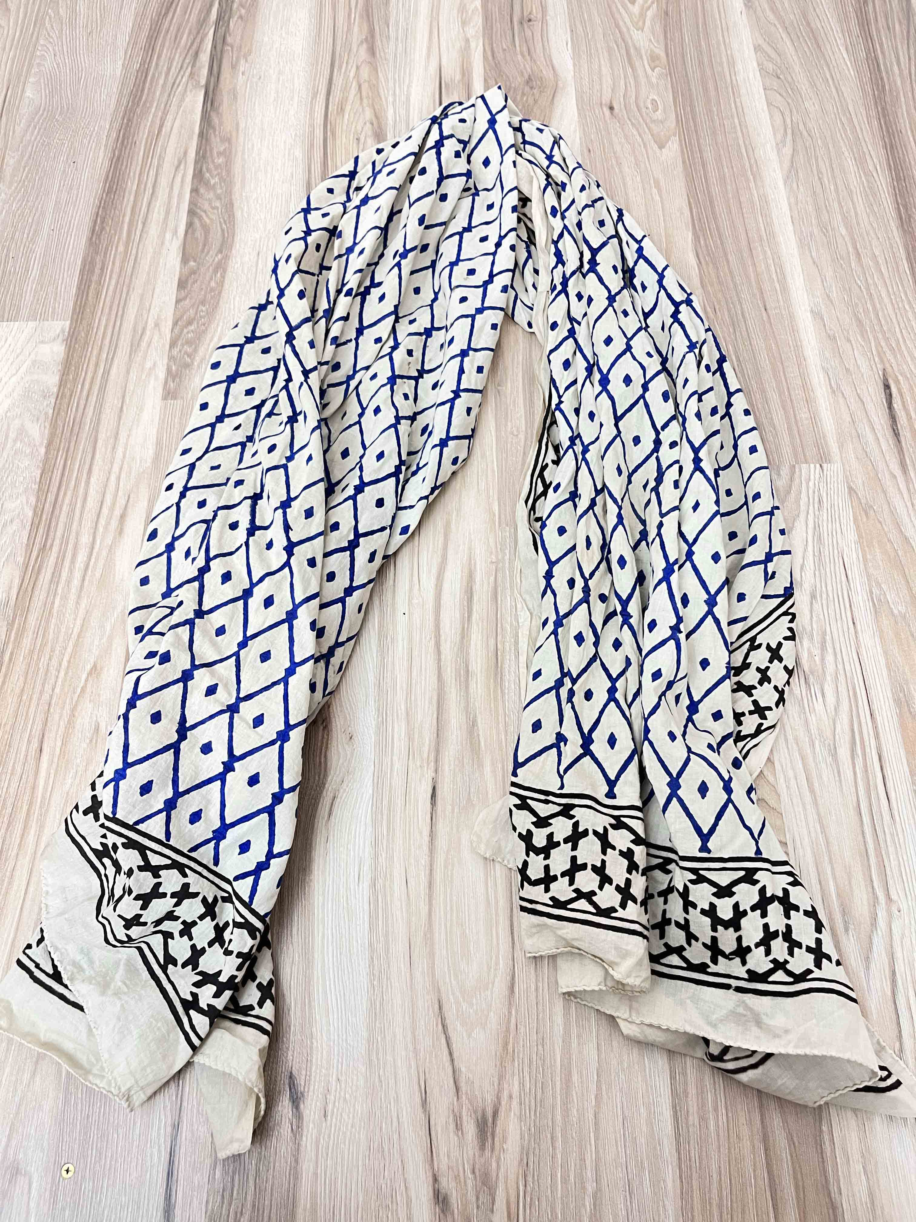 Block Print Scarf/Sarong