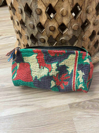 Medium Vintage Kantha Pouch