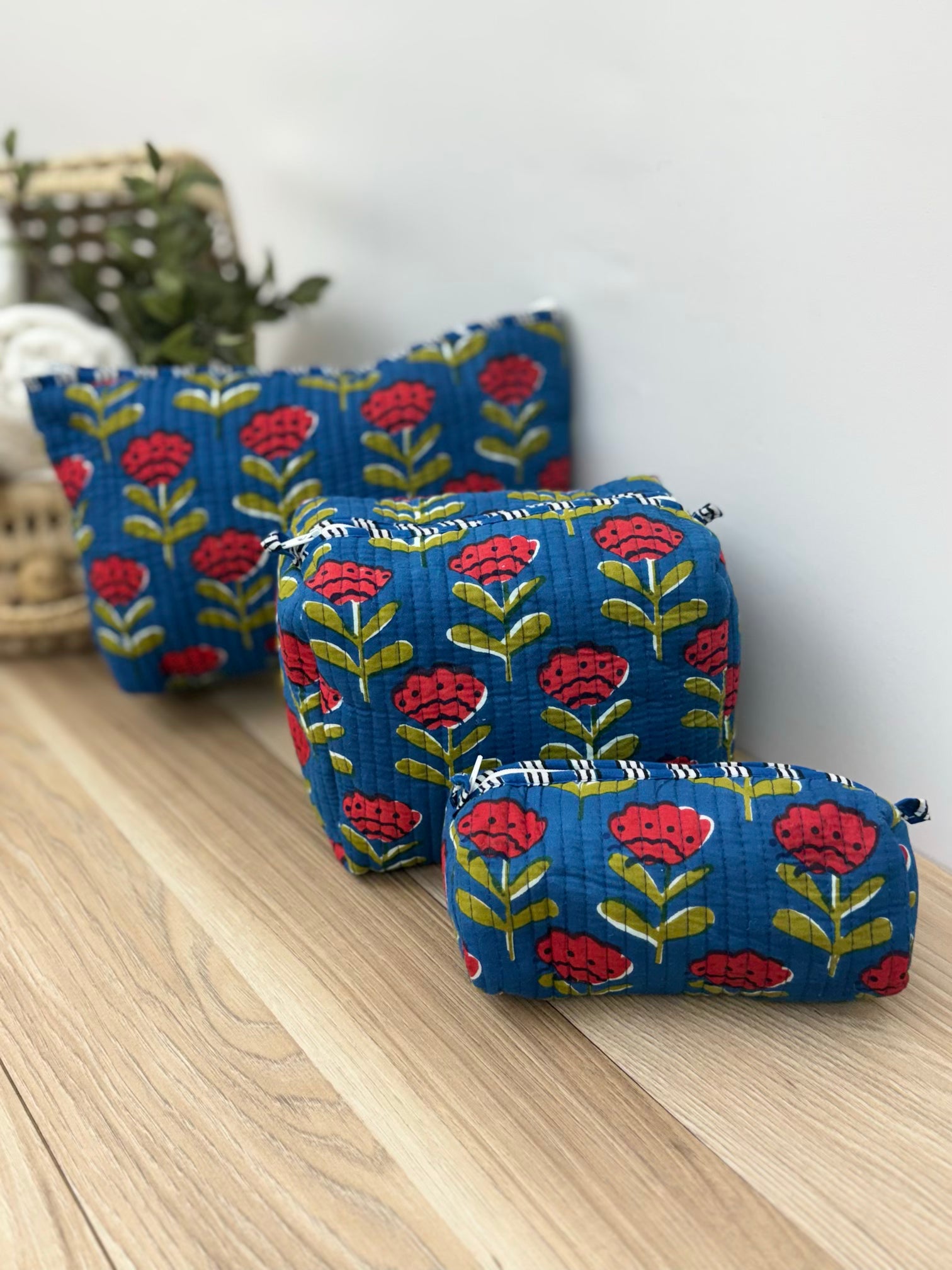 Taylor Block Print Toiletry Set