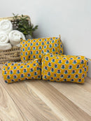 Ruth Block Print Toiletry Set