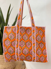 Riley Quilted Tote