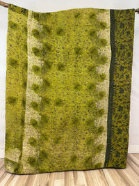 Patchwork Cotton Kantha Quilt King