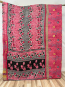 Patchwork Cotton Kantha Quilt King