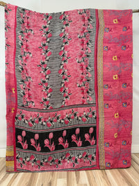 Patchwork Cotton Kantha Quilt King