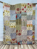 Patchwork Cotton Kantha Quilt King