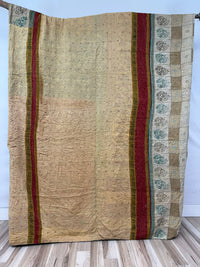 Patchwork Cotton Kantha Quilt King