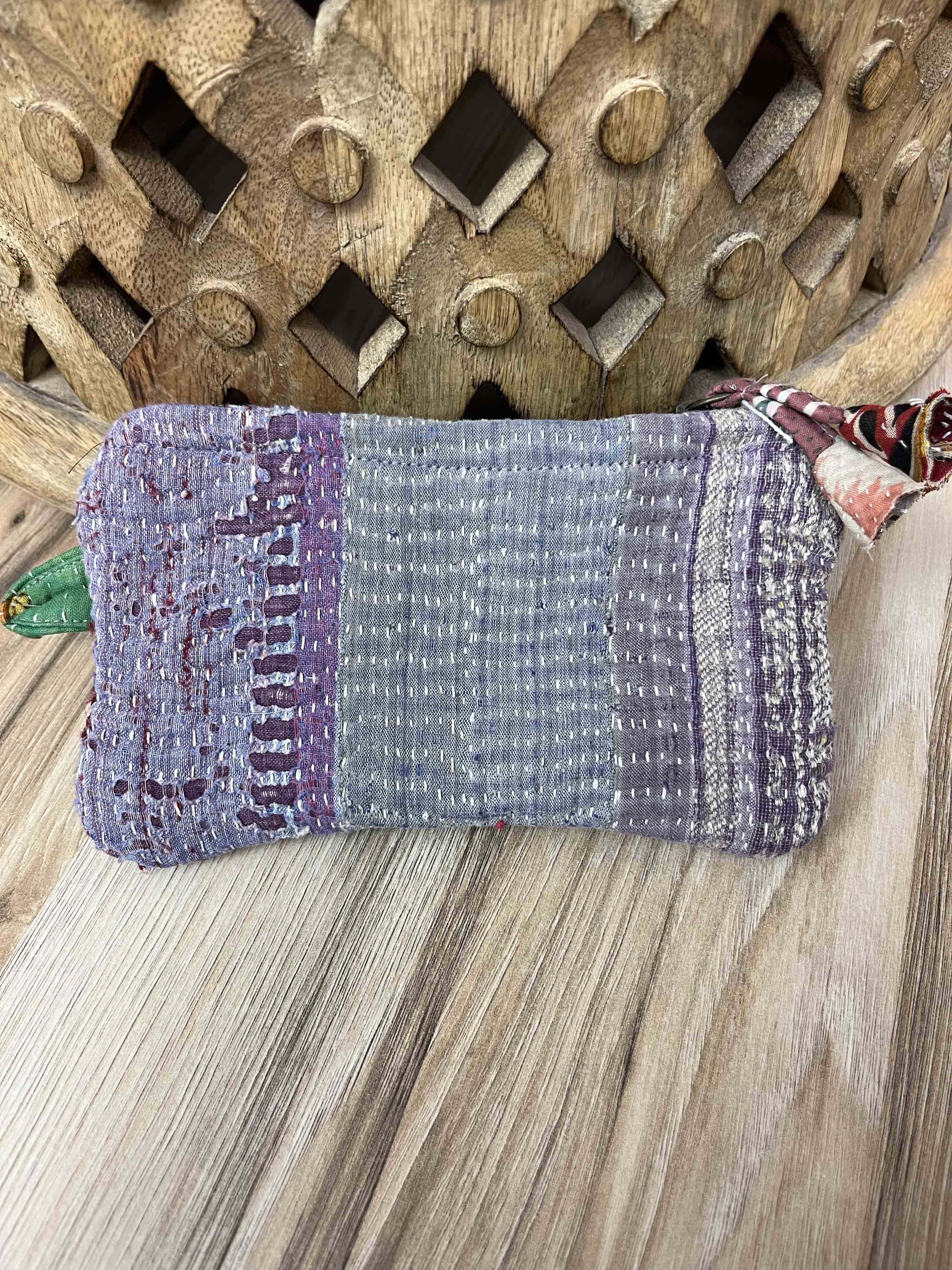 Small Vintage Kantha Pouch