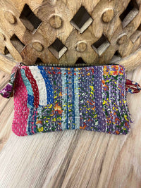 Small Vintage Kantha Pouch