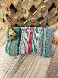 Small Vintage Kantha Pouch