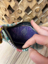 Small Vintage Kantha Pouch