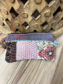 Small Vintage Kantha Pouch