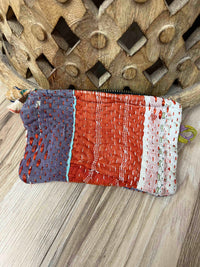 Small Vintage Kantha Pouch