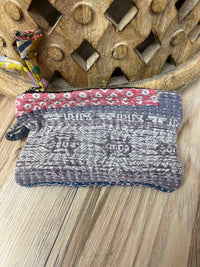 Small Vintage Kantha Pouch