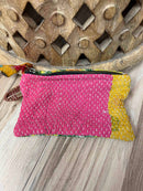 Small Vintage Kantha Pouch