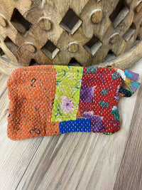 Small Vintage Kantha Pouch