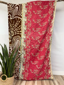 Vintage Cotton Kantha Quilt - Twin