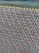 Vintage Cotton Kantha Quilt - Twin