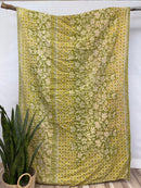Vintage Cotton Kantha Quilt - Twin