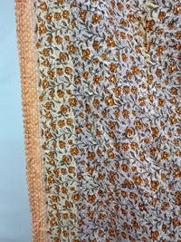 Vintage Cotton Kantha Quilt - Twin