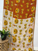 Patchwork Vintage Cotton Kantha Quilt - Twin