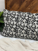 Rajani Blooms Block Print Cotton Kantha Sham
