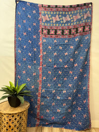 Vintage Cotton Kantha Quilt