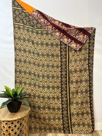 Vintage Cotton Kantha Quilt