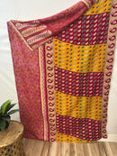 Vintage Cotton Kantha Quilt