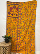 Vintage Cotton Kantha Quilt