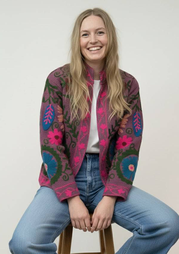 Amaryllis Embroidered Jacket