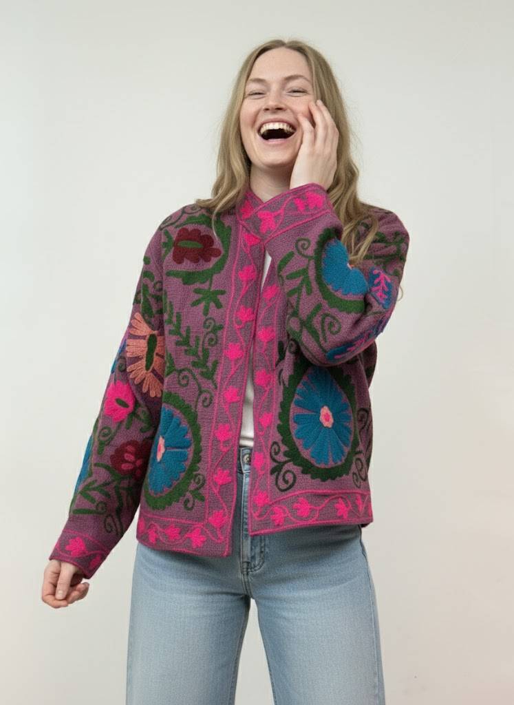 Amaryllis Embroidered Jacket