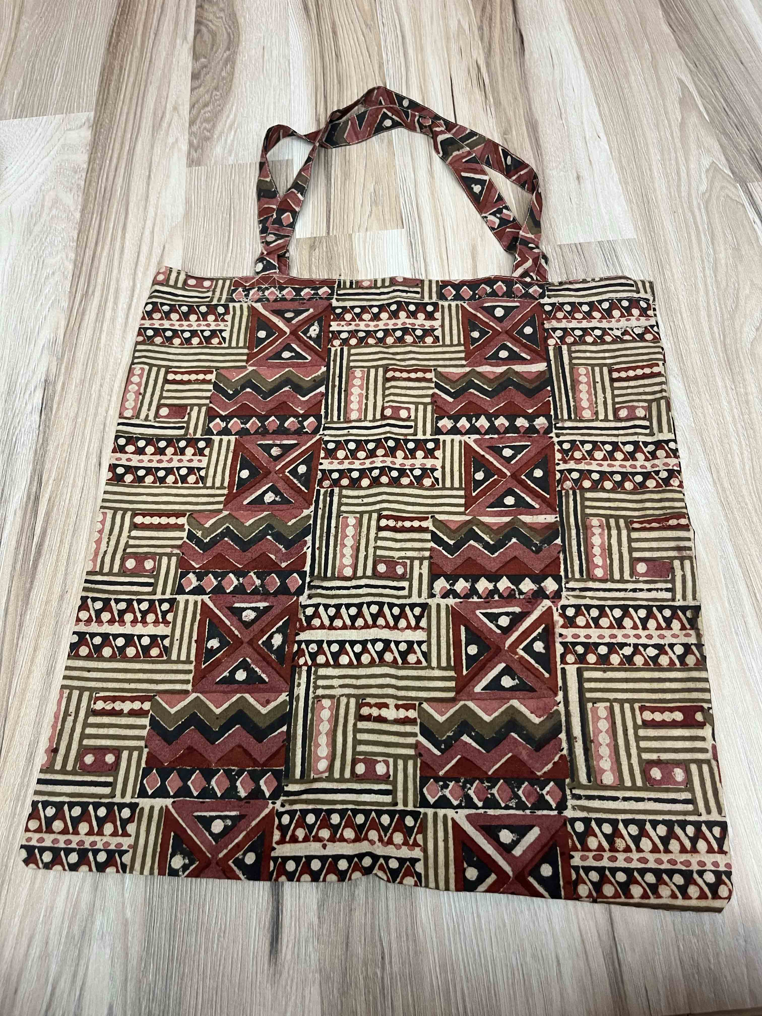 Block Print Muslin Bag