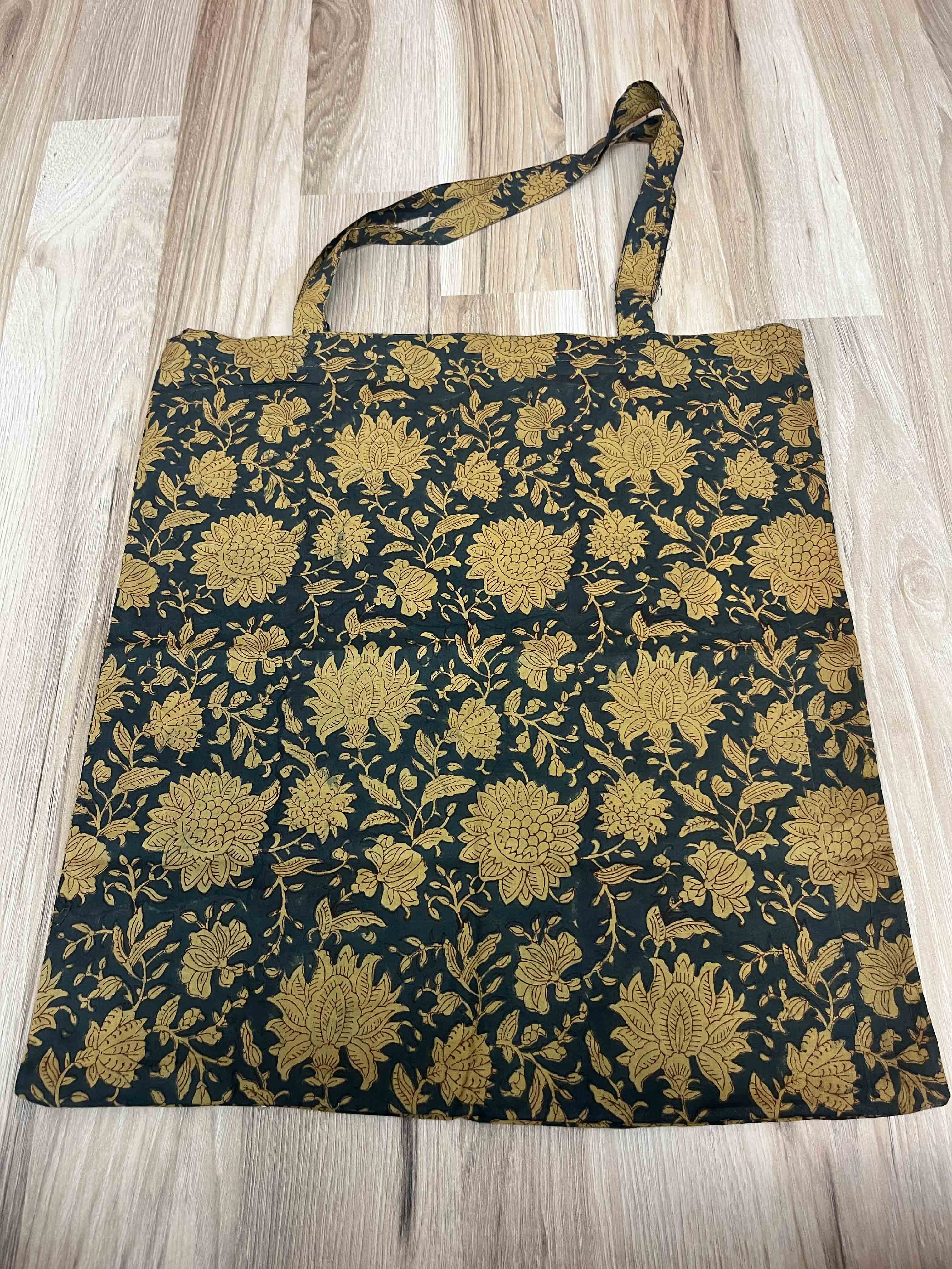 Block Print Muslin Bag