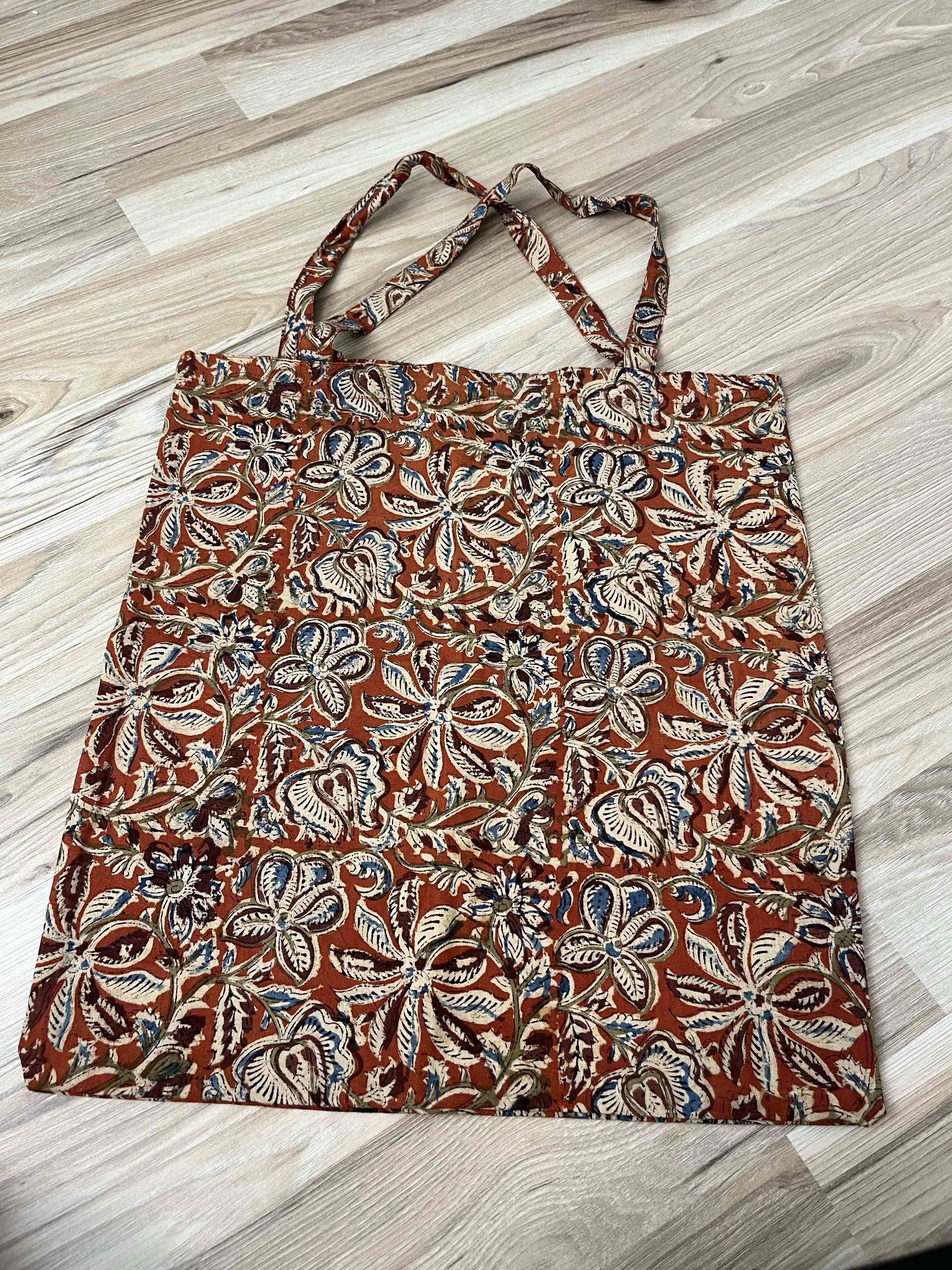 Block Print Muslin Bag